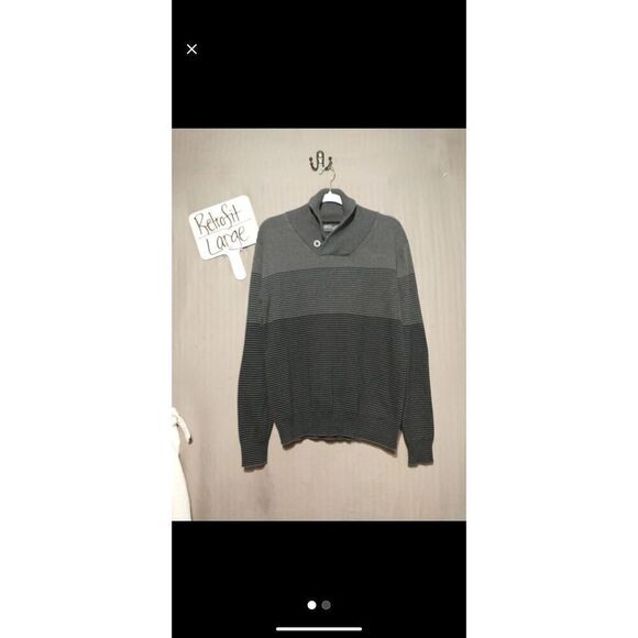 Retro-fit nice grey sweater size large - Picture 1 of 2